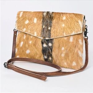 American Darling Envelope Hair-On Genuine Western Leather Women Bag Becca